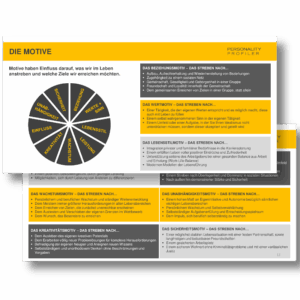 Working Cards „MOTIVE“ – LINC Personality Profiler